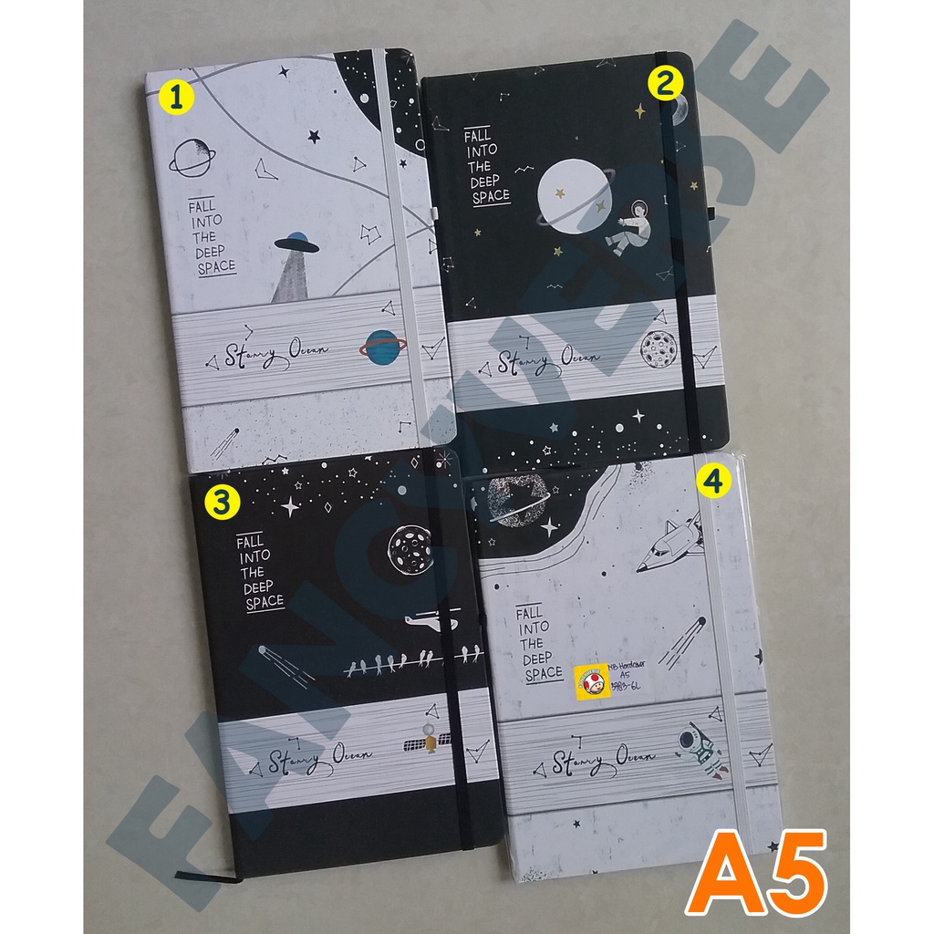 

Notebook Hardcover A5 Space 3783-6L / Agenda Diary Notes Buku Catatan