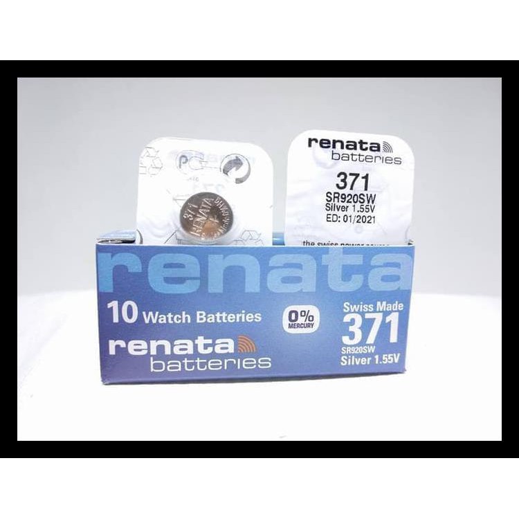 BATERAI RENATA SR920SW SR920 SR 920 SW 371 BATTERY BATRE Kode 826