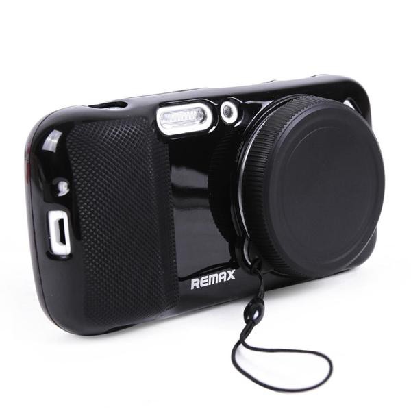 REMAX Best Partner Case Samsung Galaxy S4 Zoom With Lens Cap - Black