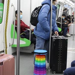 Kursi Lipat Portable Bangku Lipat Mini Plastik Anak Serbaguna Foldable Kursi Bangku Duduk Jongkok Pl