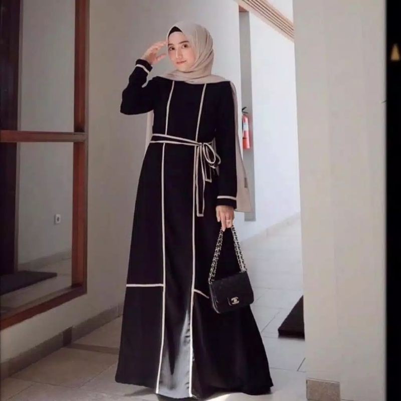 ASMIRA MAXI DRESS RENDA REMPEL DAILY BUSUI WANITA DRESS MOSCREPE-5