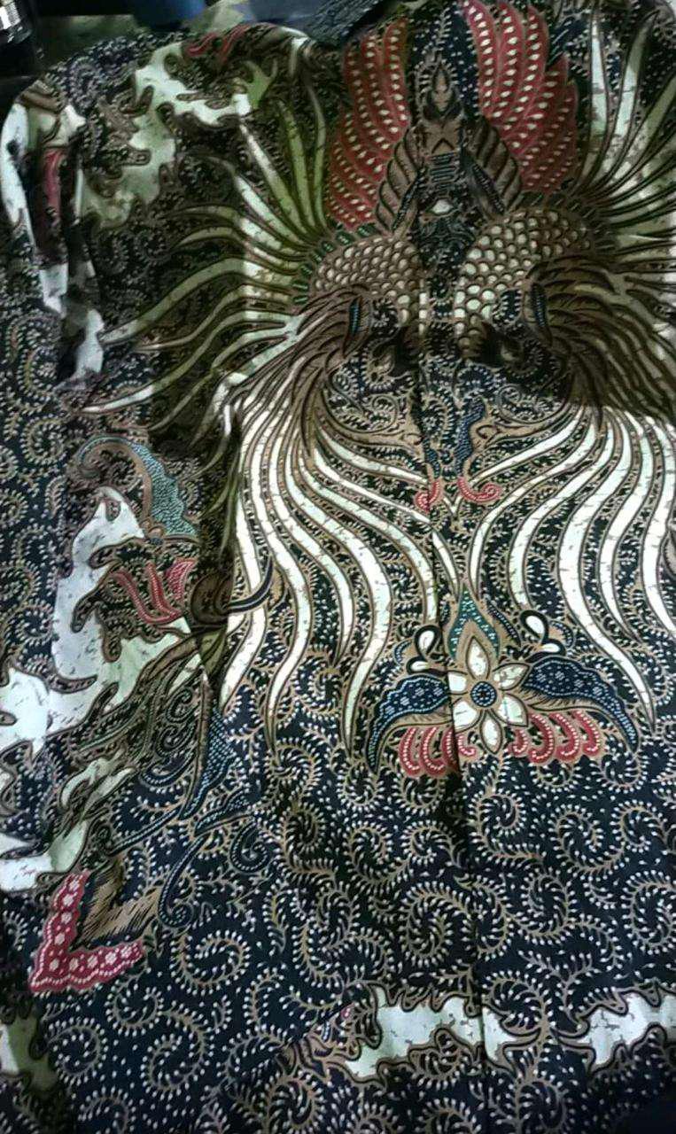 Batik Solo Pria Lengan Panjang Lapis Furing Baju Batik Pria Modern Produksi Batik Aluna Gba 013