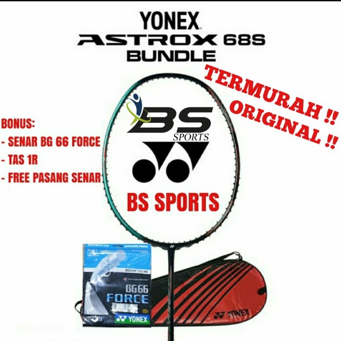 Order Langsung RAKET BADMINTON RAKET YONEX ASTROX 68S ORIGINAL Murah