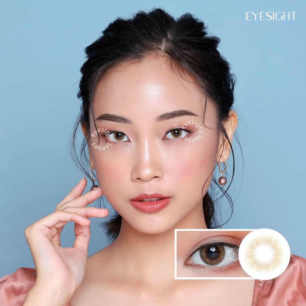 EYESIGHT LENSES Softlens Kitty Kawaii Mini Sunset Brown (1pc/sebelah)