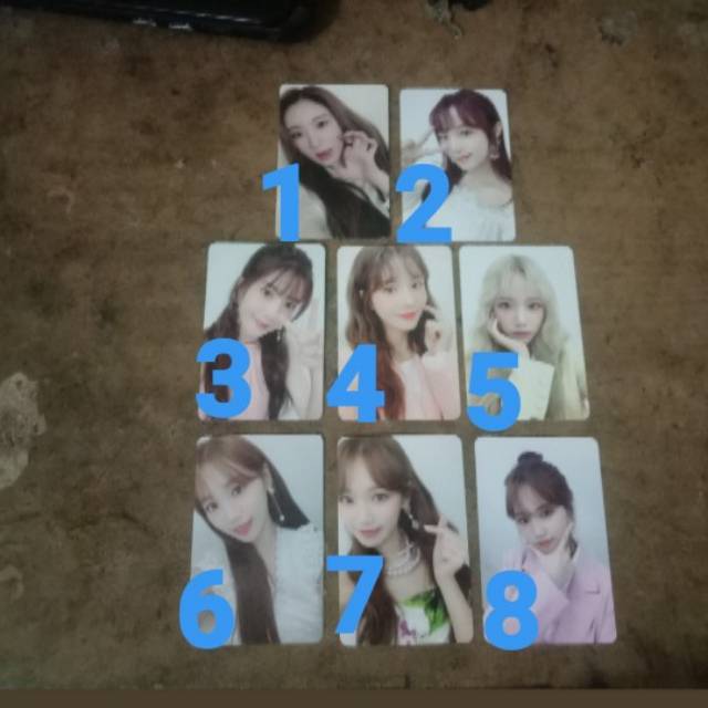 IZ*ONE photocard Bloom*IZ & Heart*IZ