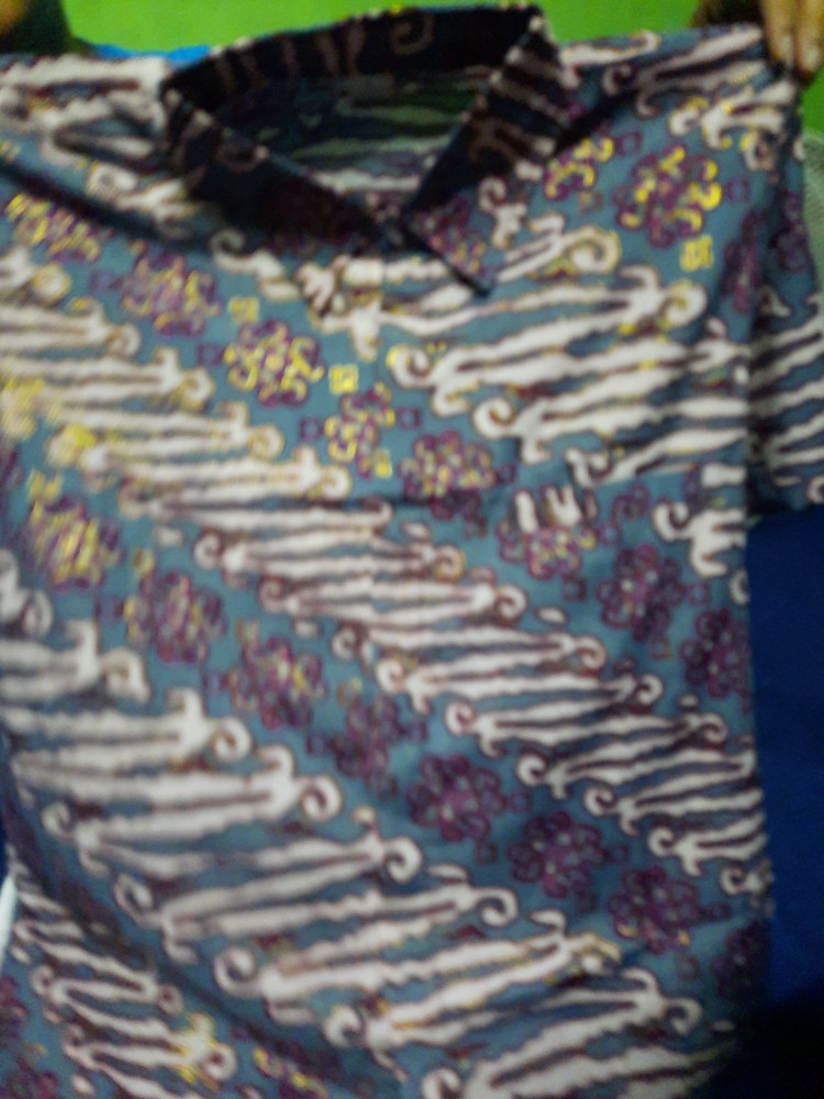 Kheisa Collection - Couple Rok Lilit & Kemeja Batik Panjang - Lereng Ungu