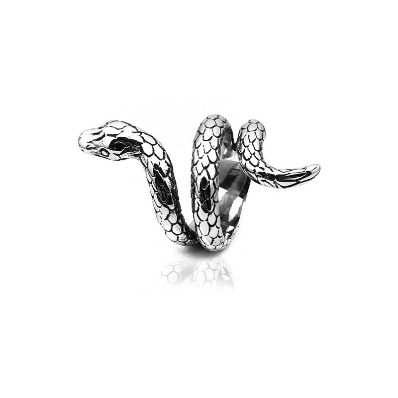 Snake Winding Ring Fashion Street Retro Personality Hip-hop Tide