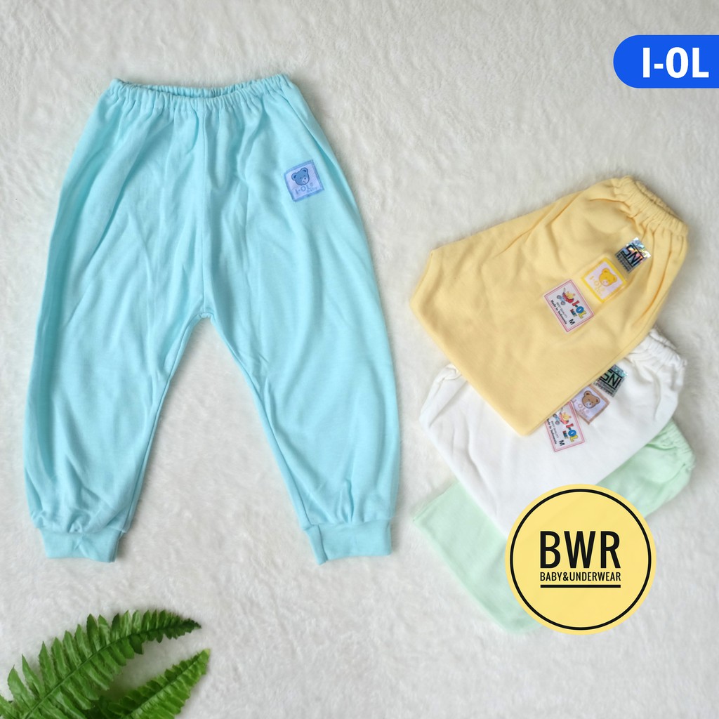 Celana PANJANG I-OL Buka Kaki [ II E12 - H12 ] Celana Panjang iOL Bayi &amp; Anak Halus | Celana Kaos