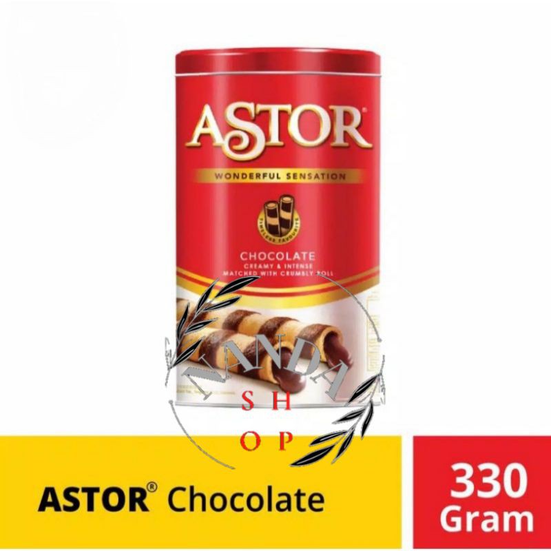 Jual Astor Chocolate Wafer Stick Kaleng 330 Gram And 156 Gram Indonesia