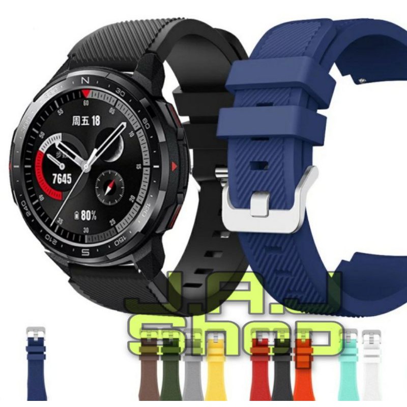 Original STRAP TALI JAM RUBBER SILICONE QUICK RELEASE WATCH BAND HONOR WATCH GS PRO TALI JAM TANGAN