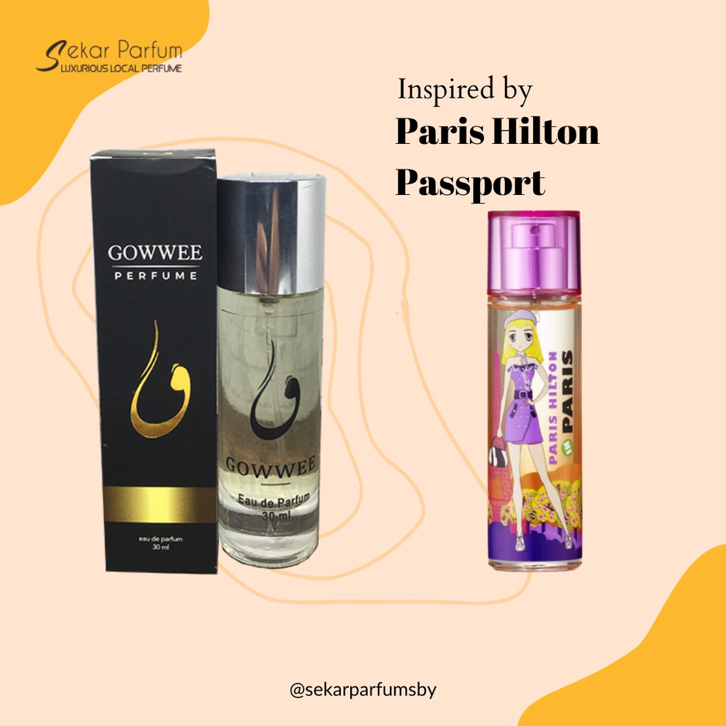 Jual Parfum Perempuan Parfum Paris Hilton Passport Inspired Gowwee