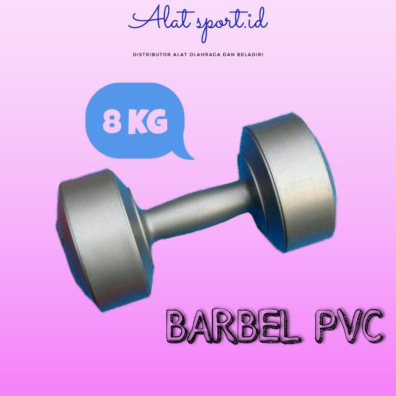 Dumbel barbel hercules plastik Barbel  8kg