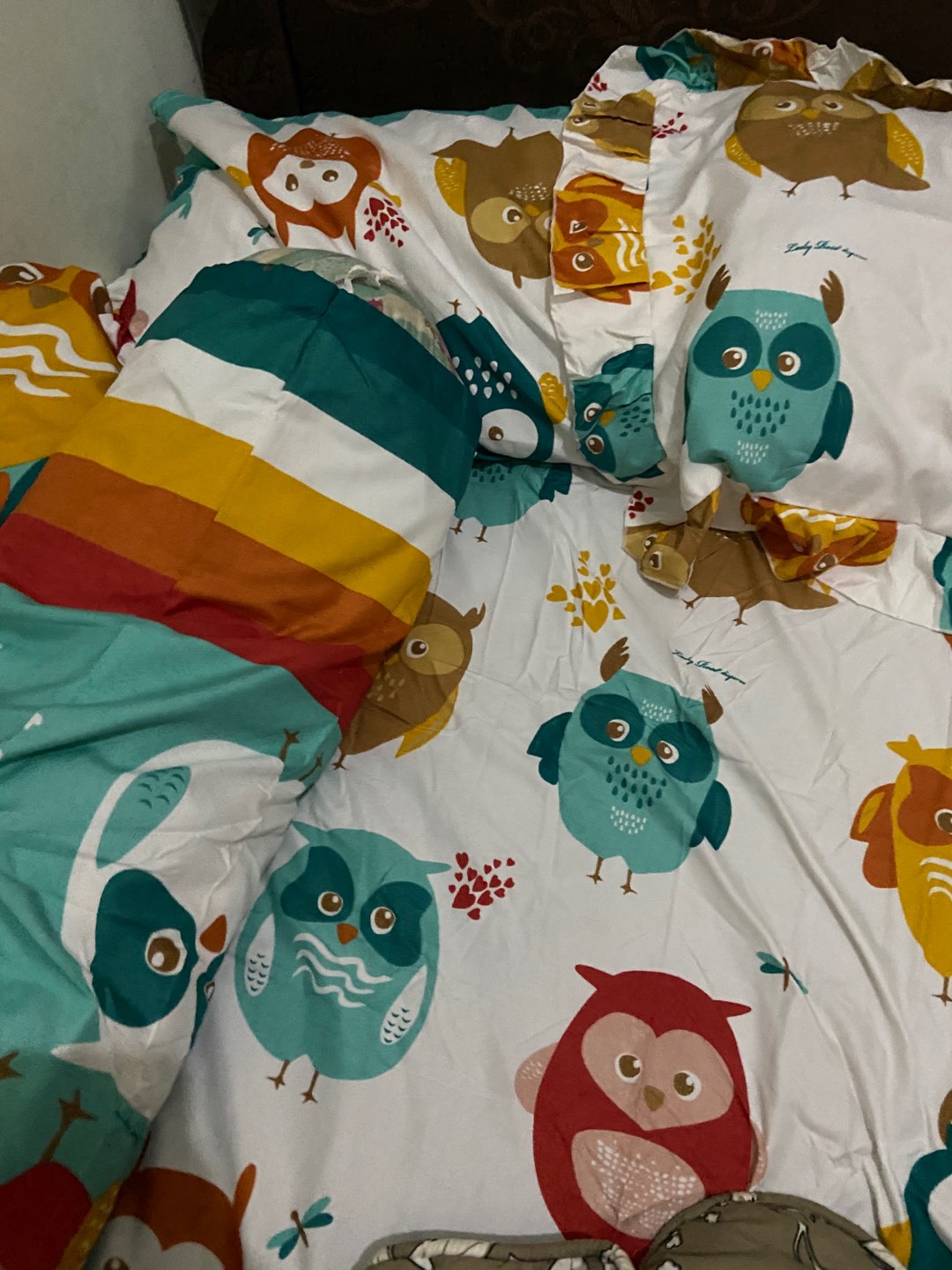 Sprei Lady Rose Sorong 120 X 200 Happy Owl 2 In 1