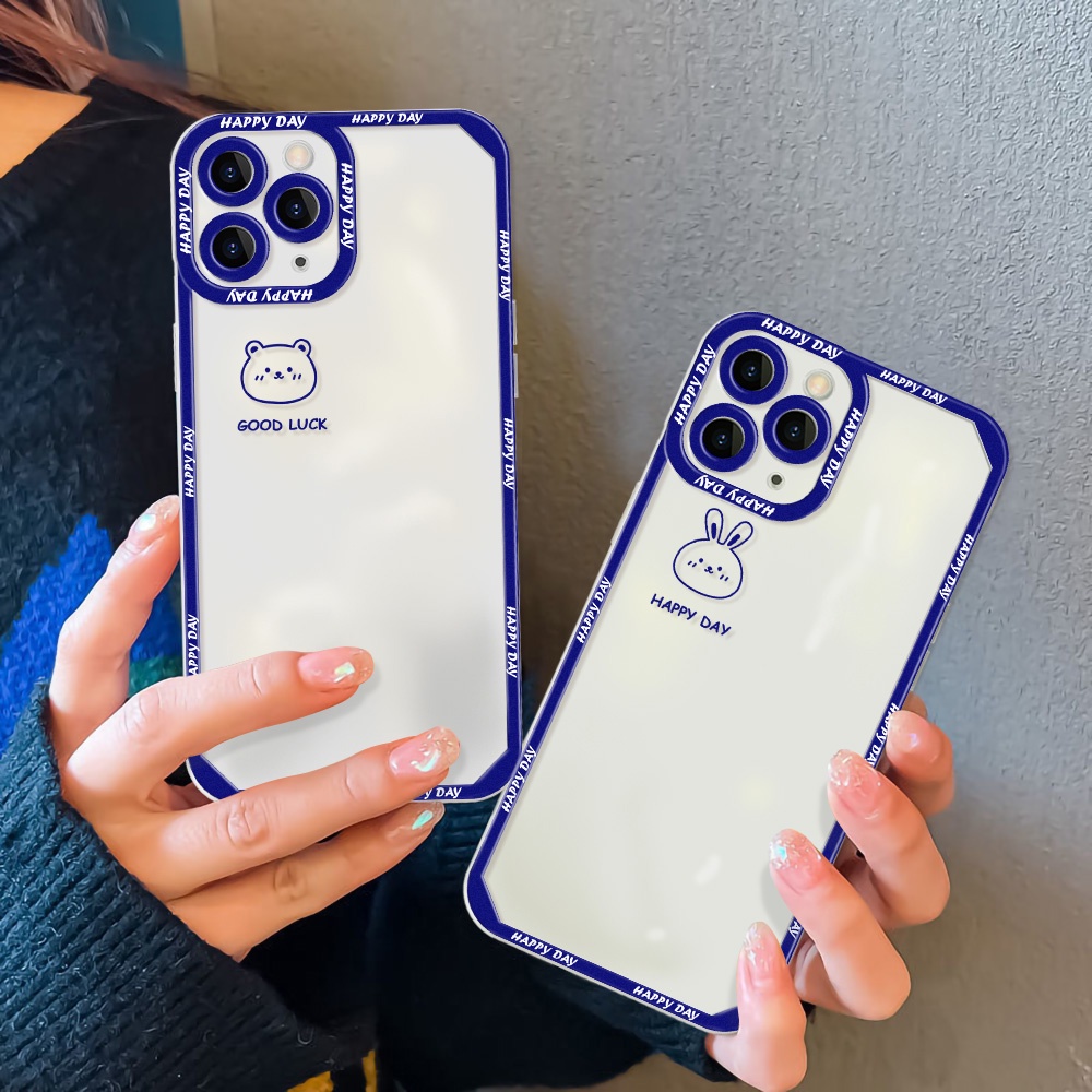 Soft Case Bahan TPU Desain Kelinci Feul Stra Untuk Samsung Galaxy A12 A13 A22 A73 A53 S22 A72 4G / 5G A52S A32 A21S A71 A51 A50 A50S A30S S22 Ultra21 S30 S2120