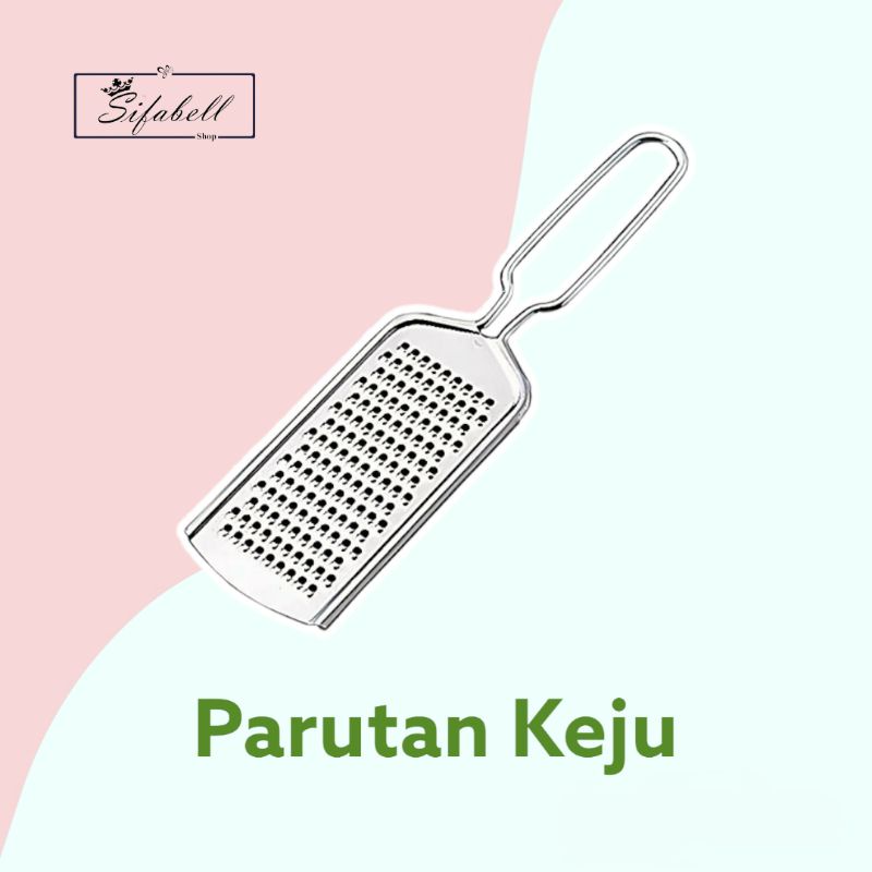 Parutan Keju Stainless Steel Alat Parut Sayur Wortel Kentang Grated Cheese