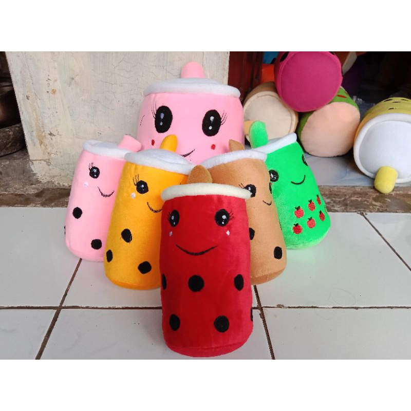 BISA COD Boneka boba beranak 5 warna warni