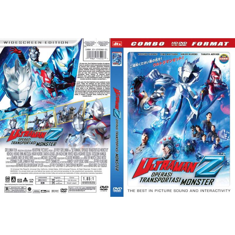 Kaset Film ULTRAMAN Z Operasi transportasi Monster