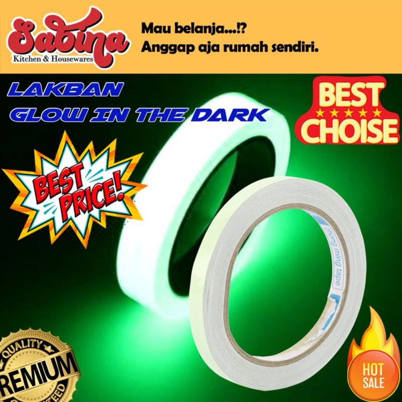 Lakban Glow In The Dark Luminous Adhesive Tape 10M