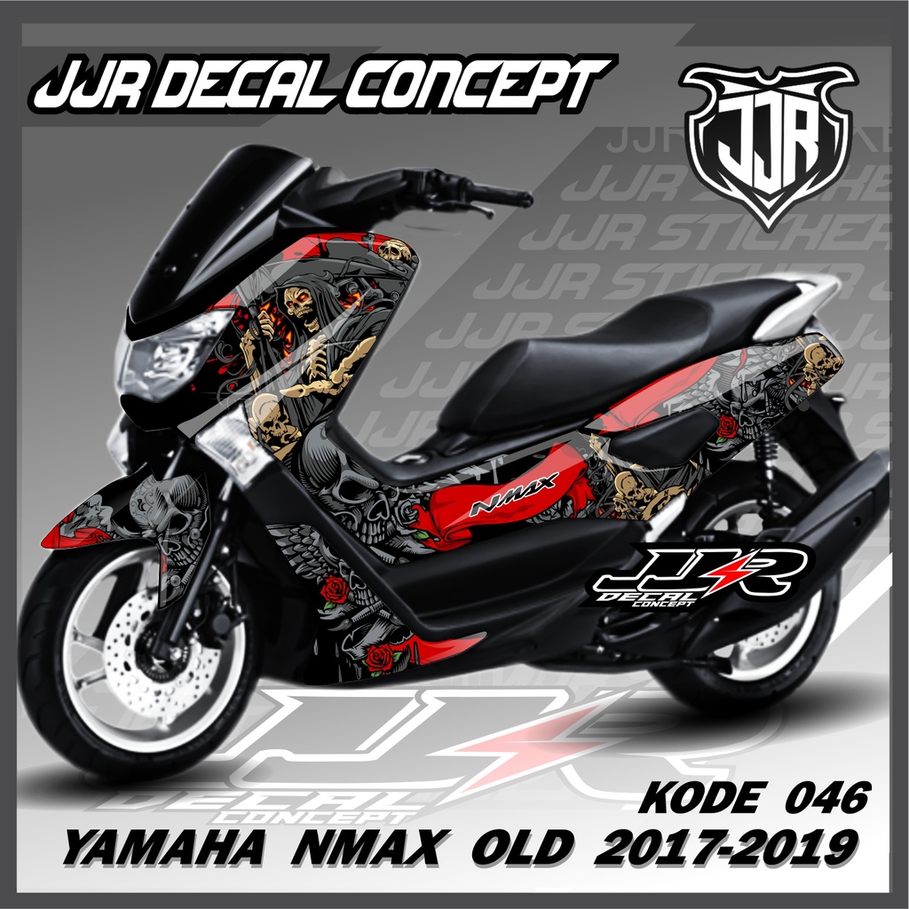 STICKER DECAL NMAX 2017-2019 FULL BODY KEREN KODE 046 STIKER YAMAHA NMAX OLD