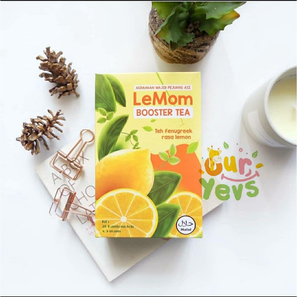 LEMOM Booster Tea Lemon Pelancar ASI Booster dari Fenugreek dan herbal alami