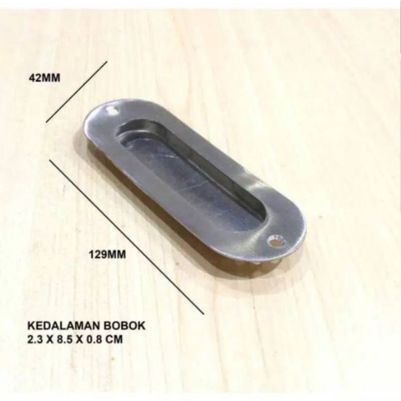 Handle Comen oval door handle tanam pintu aluminium sliding / handle tanam oval dan kotak