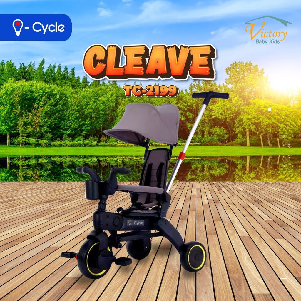 I-Cycle Stroller Cleave Tricycle Sepeda Anak 3 Roda