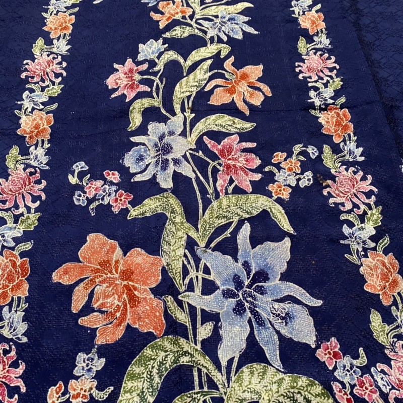 SBVA03D01 - Sarung Encim / Batik Encim Viscose Cap Kombinasi Tulis Pekalongan