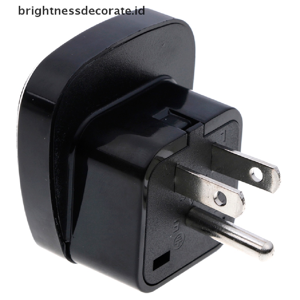 Adapter Power Plug Eu Uk Au Ke Us Usa Canada Ac Universal Untuk Travel