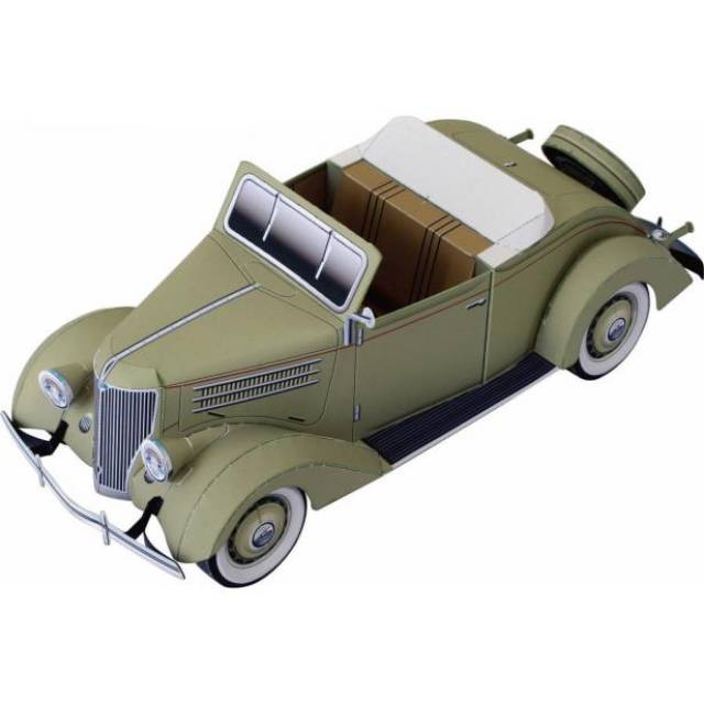 Mobil Ford Convertible Cabriolet Papercraft