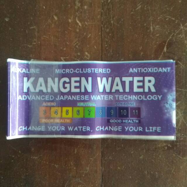 Label Botol Kangen WATER 600 Ml