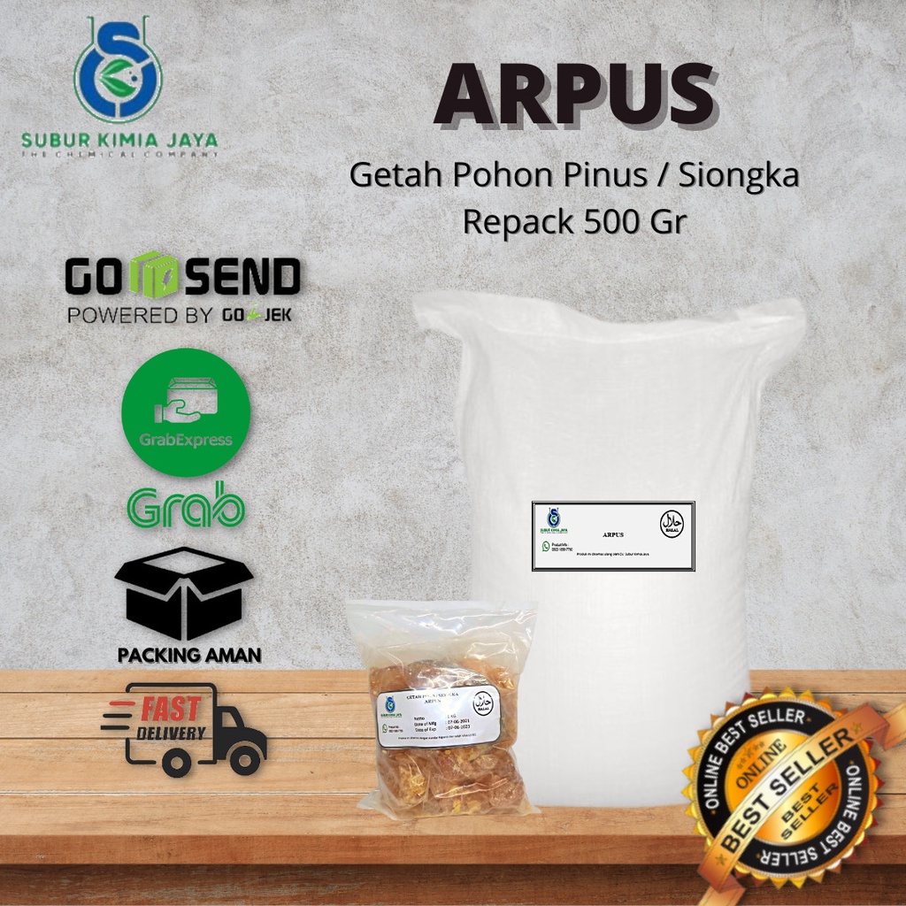

ARPUS / Getah Pinus / Siongka 500 gr Premium