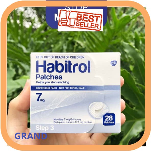 Nicotine Patch Habitrol 7mg Step 3 - Berhenti Merokok - Isi 7 Patch