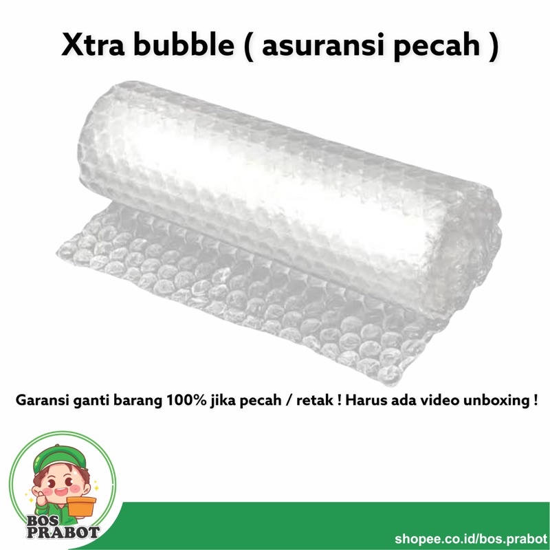

BUBBLE WRAP + DUS ASURANSI PECAH