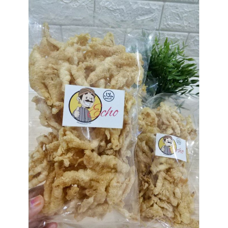 

keripik ceker Ayam asli solo