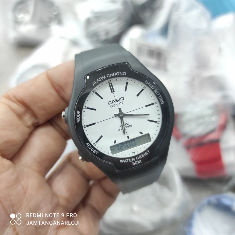 JAM TANGAN WANITA CASIO AW-90H-7E NEW AW 90 ORIGINAL GARANSI RESMI