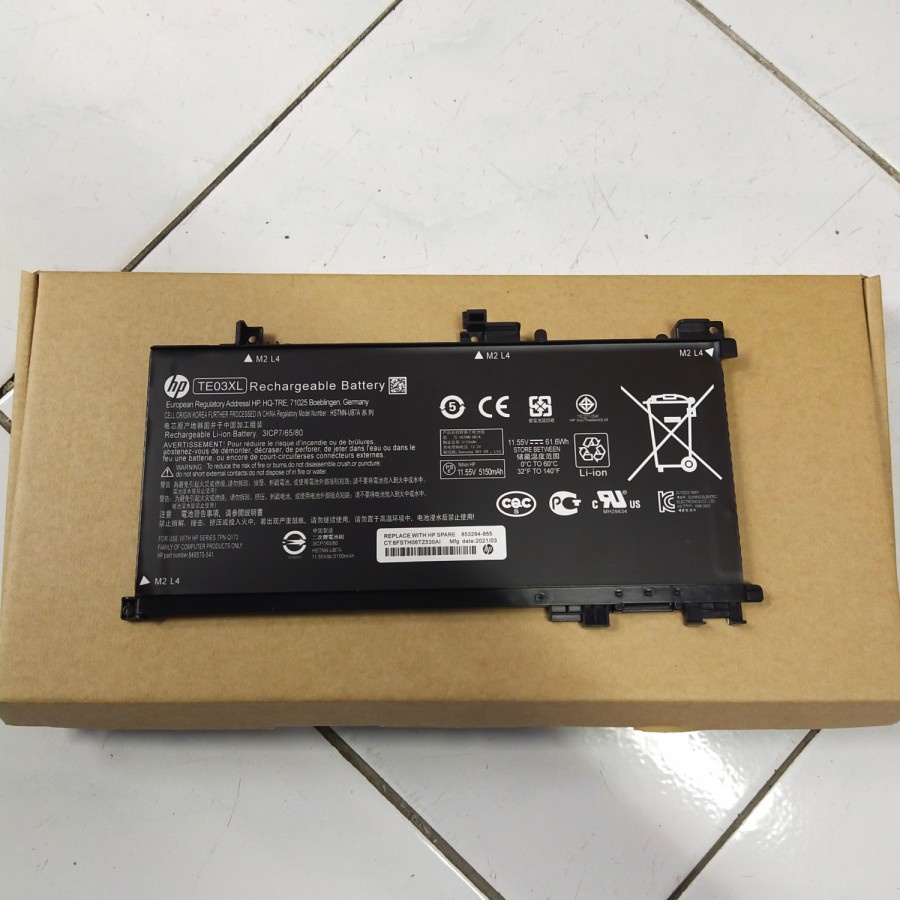 Baterai HP Pavilion 15-BC011TX 15-BC012TX HSTNN-UB7A TE03XL TPN-Q173 Original