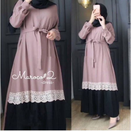 Baju Gamis Muslim Terbaru 2020 2021 Model Baju Pesta Wanita kekinian Bahan Velvet Kondangan remaja