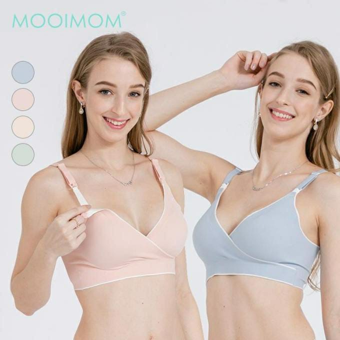 Mooimom Comfort Crossover Maternity &amp; Nursing Bra (B5604)F,D,B,G - Bra Hamil Menyusui