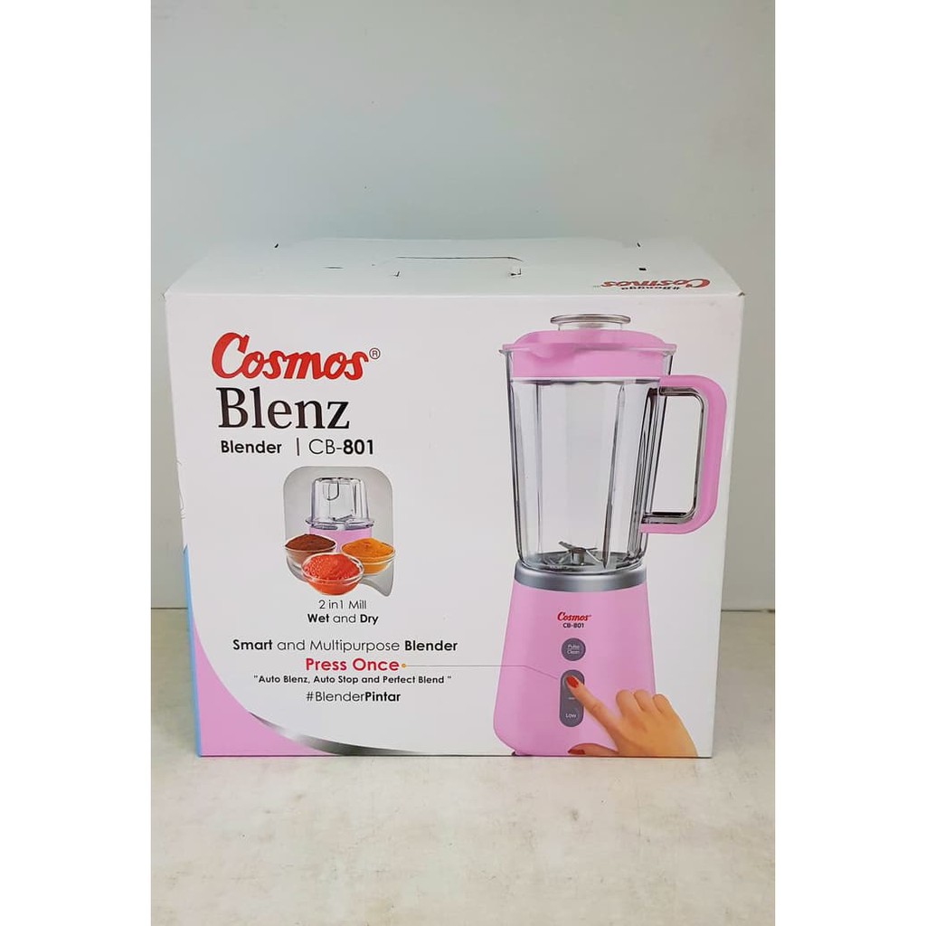 Smart Blender Plastik Cosmos Blenz CB-801 Pink 1.5 Liter