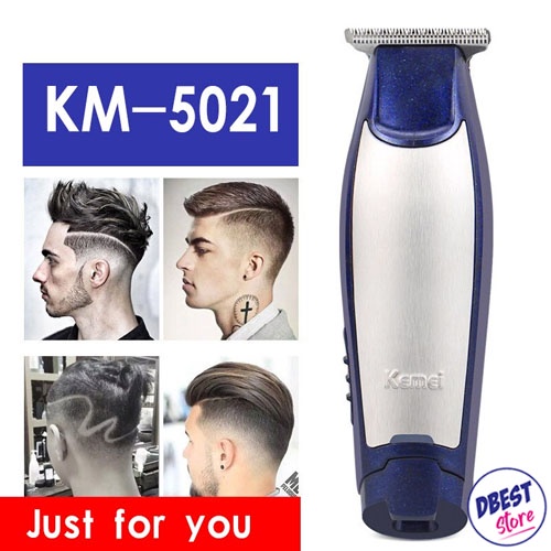 ORIGINAL Kemei KM-5021/KM 5021 Alat Cukur Rambut Cordless Hair Clipper 3 in 1 - Mesin Cukur Rmbut Tanpa Kabel Bisa di Cas Charger