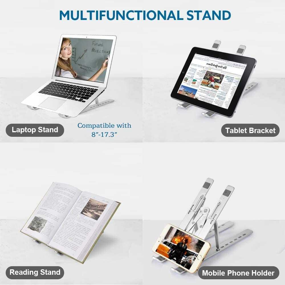 OUTMIX Laptop Stand Aluminium Foldable Adjustable 7 Height - LSP7