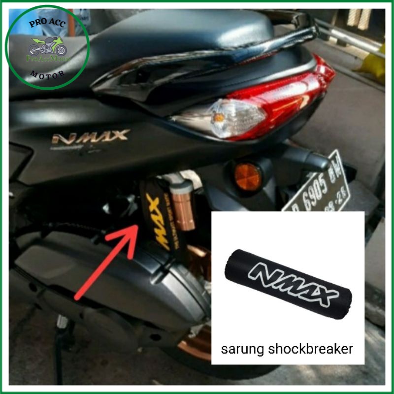 sarung cover shockbreaker shokbreker logo NMAX pnp NEW NMAX waterproof