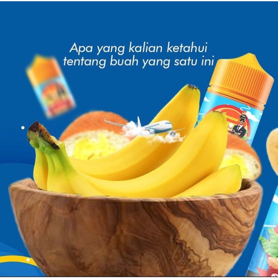 LIQUID ROTI BANDARA V2 60ML FREEBASE MOCHA BANANA LIQUID AUTHENTIC