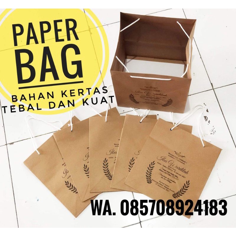 

Paper Bag, Tas Kertas Coklat