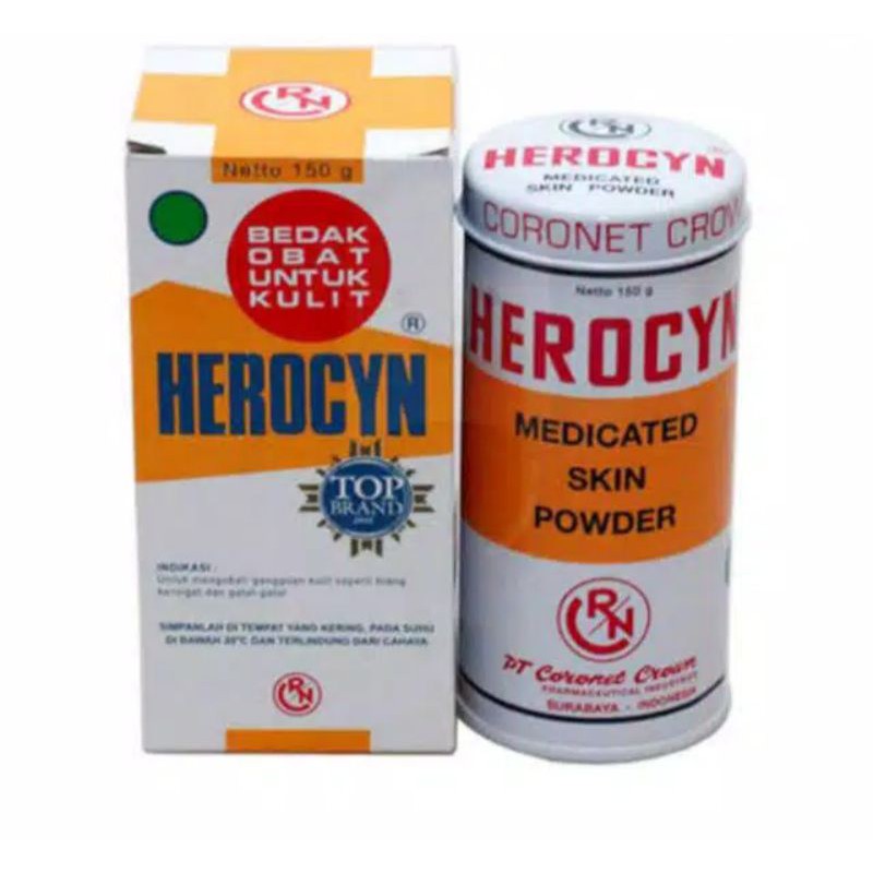 Herocyn Medicated Skin Powder 150 gr / Bedak Gatal / Biang Keringat