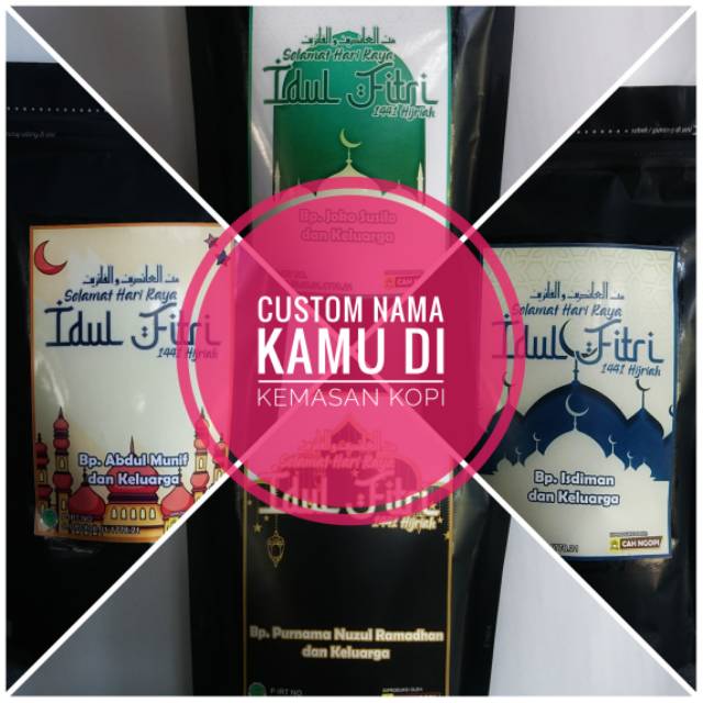 

THR LEBARAN || SOUVENIR KOPI || SOUVENIR LEBARAN || CUSTOM LABEL