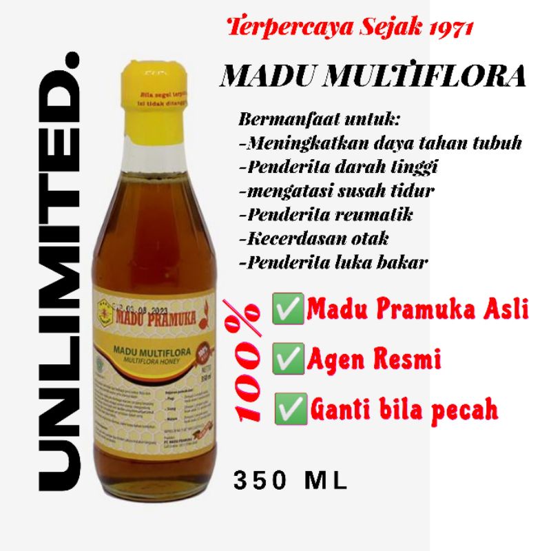

MADU PRAMUKA MULTIFLORA 350 ML