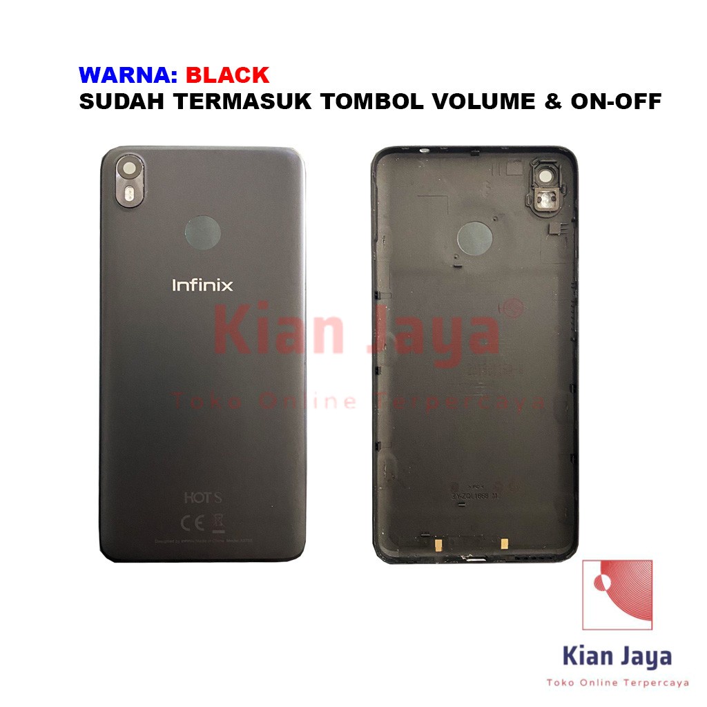 Back Cover Backdoor Infinix Hot S3 X573 Tutup Belakang Baterai Cassing Casing Backcase Original