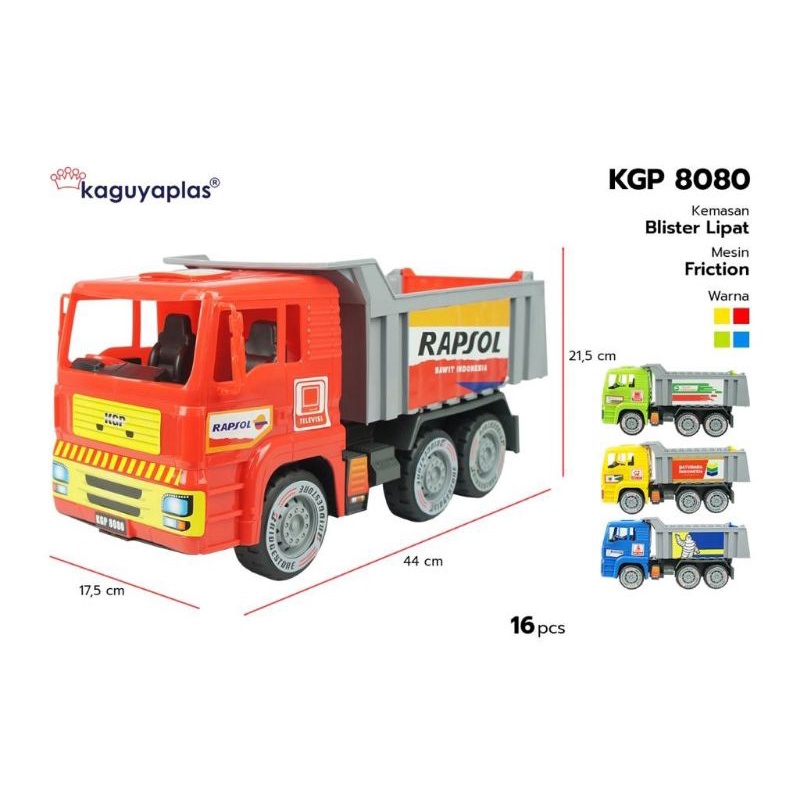 (BESAR) KGP 8080 MAINAN DUM TRUCK PASIR BESAR