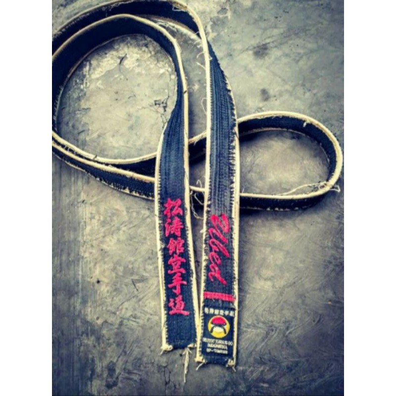 sabuk karate vintage logo INKAI